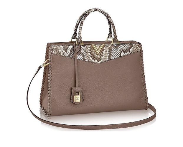 LOUIS VUITTON Very Zip Tote Python