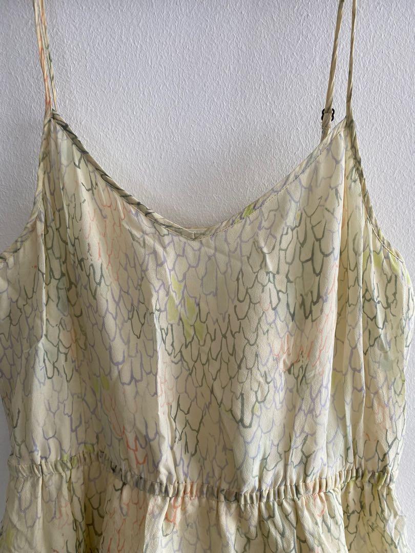 Madewell Broadway Broome Silk Strappy Dress
