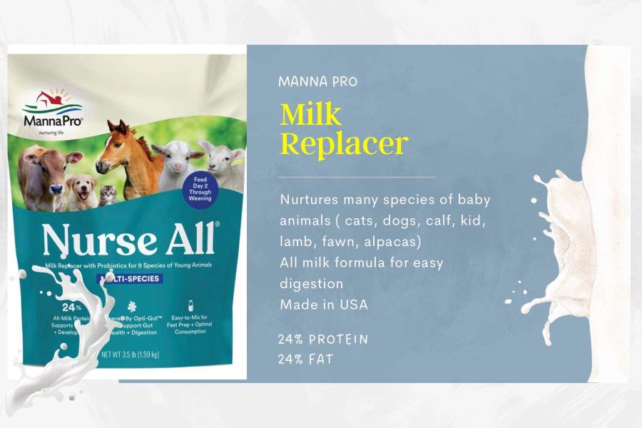 Manna Pro puppy kitten milk replacer, Pet Supplies, Pet Food on Carousell
