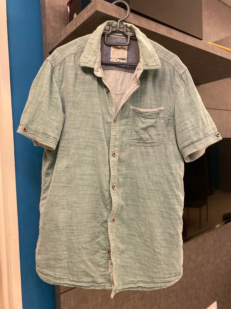 cotton short Sleeve Shirt Size M, Men's 