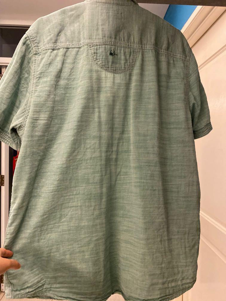 Mantaray By Debenhams Mens 100 cotton short Sleeve Shirt Size M