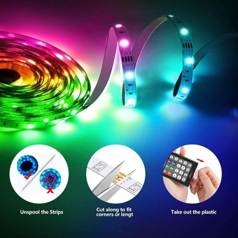 Mexllex led strip light 10M, Furniture & Home Living, Lighting & Fans