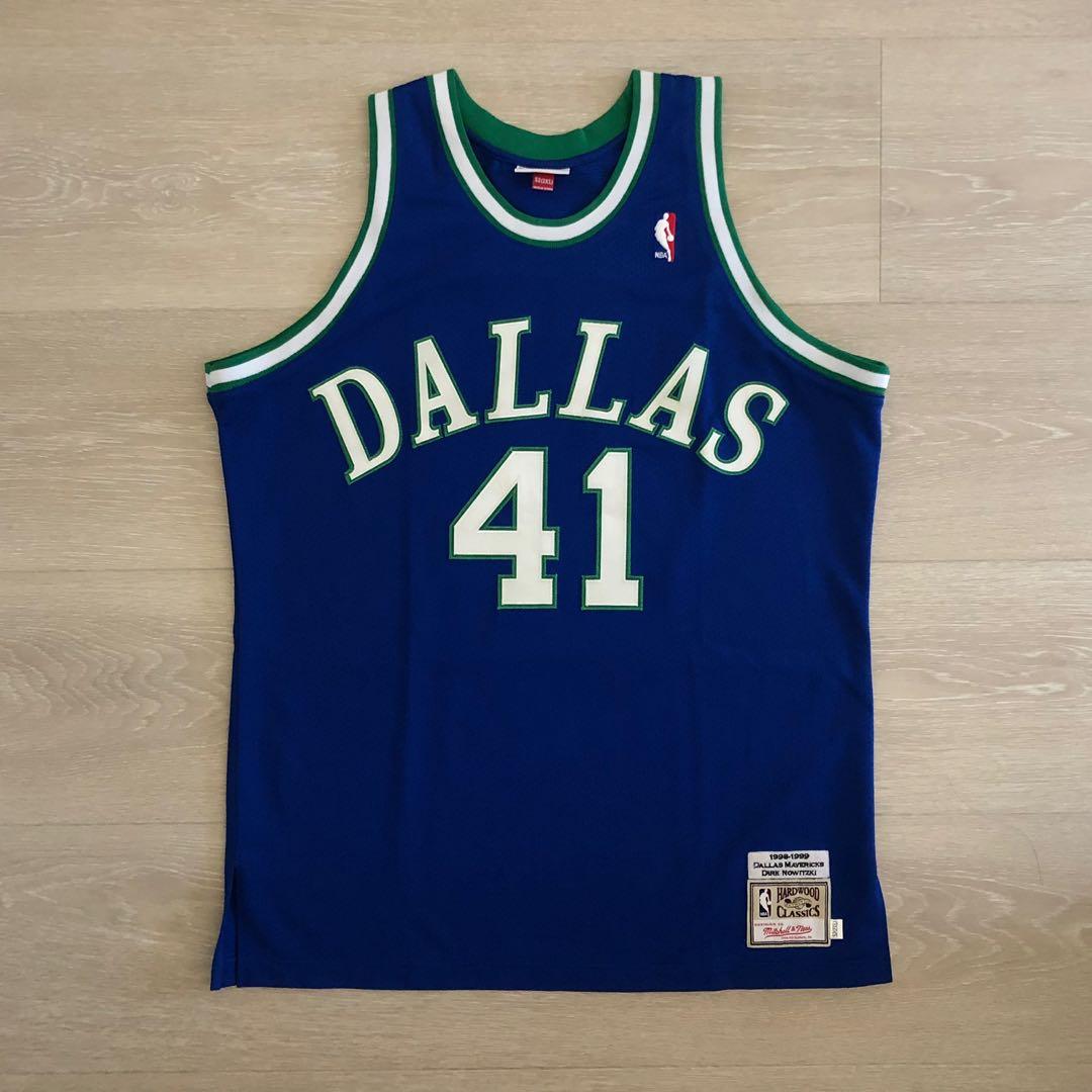 Mitchell and Ness Dirk Nowitzki Rookie Season AU Jersey Away