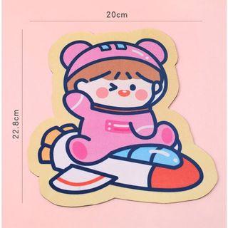 Mouse Pad Lentur Karakter Gambar Lucu