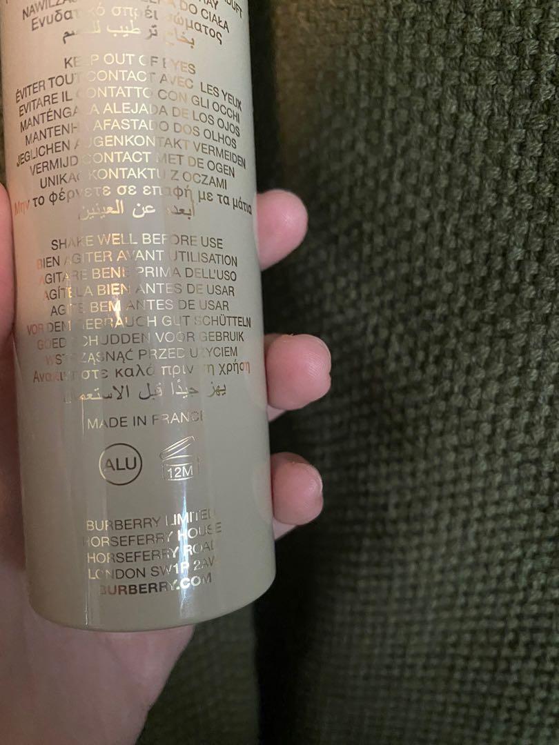My burberry body mist 2025 100ml