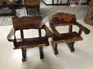 Nara wood Sofa Chairs set