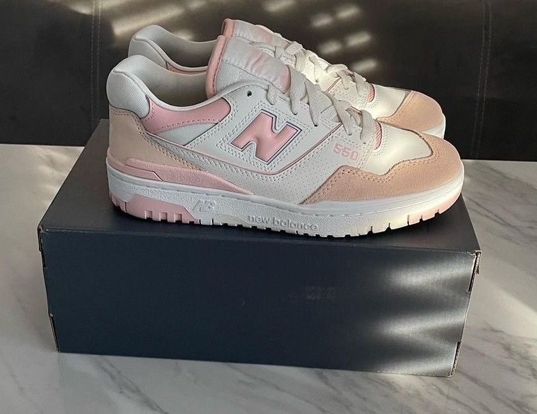 New balance weiß rosa clearance