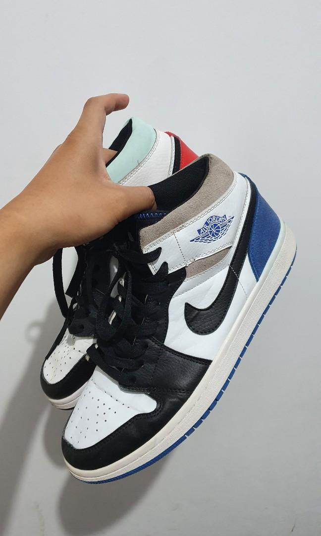 Nike air jordan mid size 44 preloved termurah hari ini aja, Fesyen Pria,  Sepatu , Sneakers di Carousell