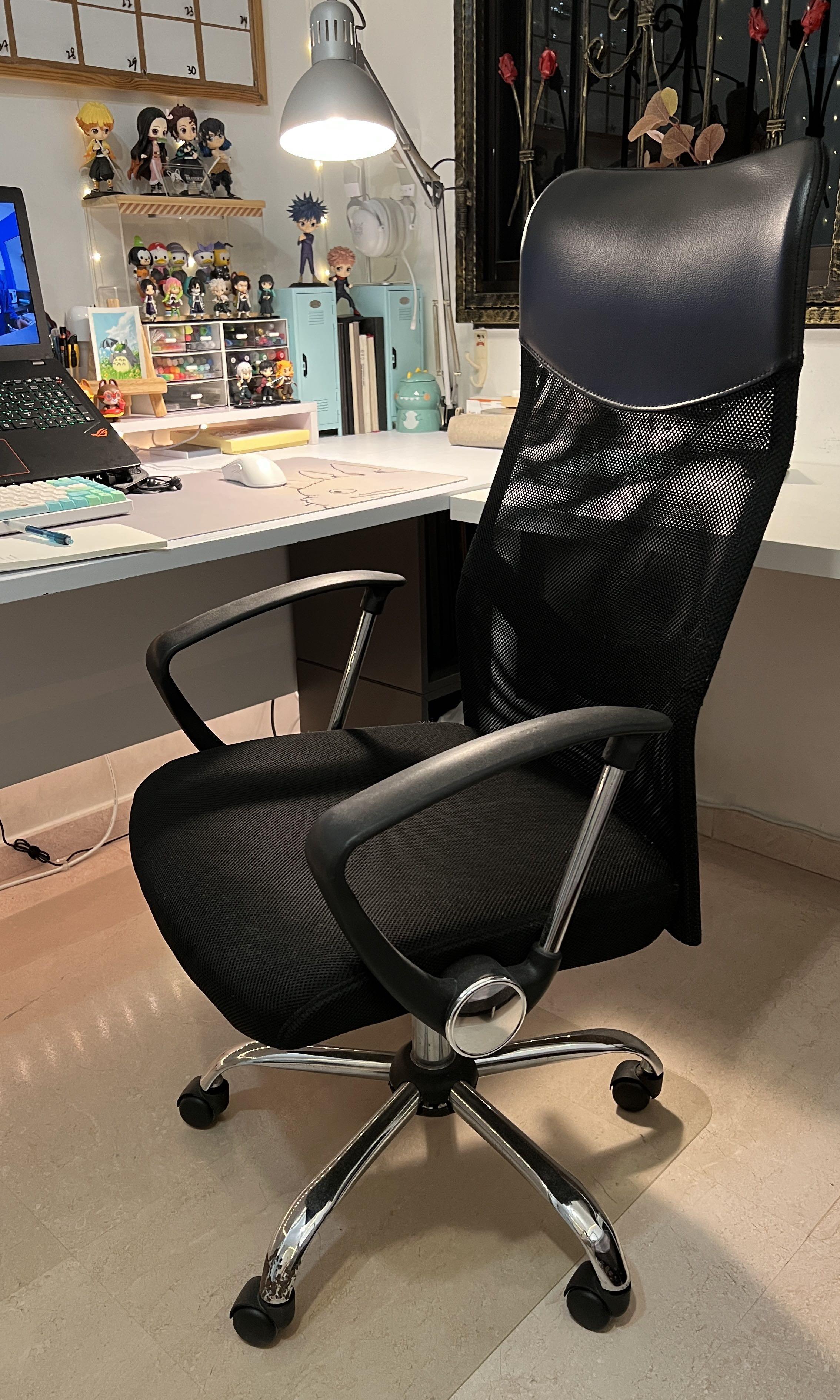 Office Chair (Leather), Furniture & Home Living, Furniture, Chairs 
