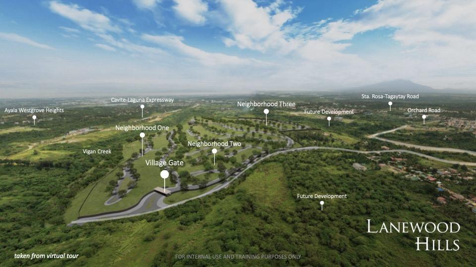 Parkside Lots LANEWOOD HILLS 613725sqm Silang Cavite Ayala Land