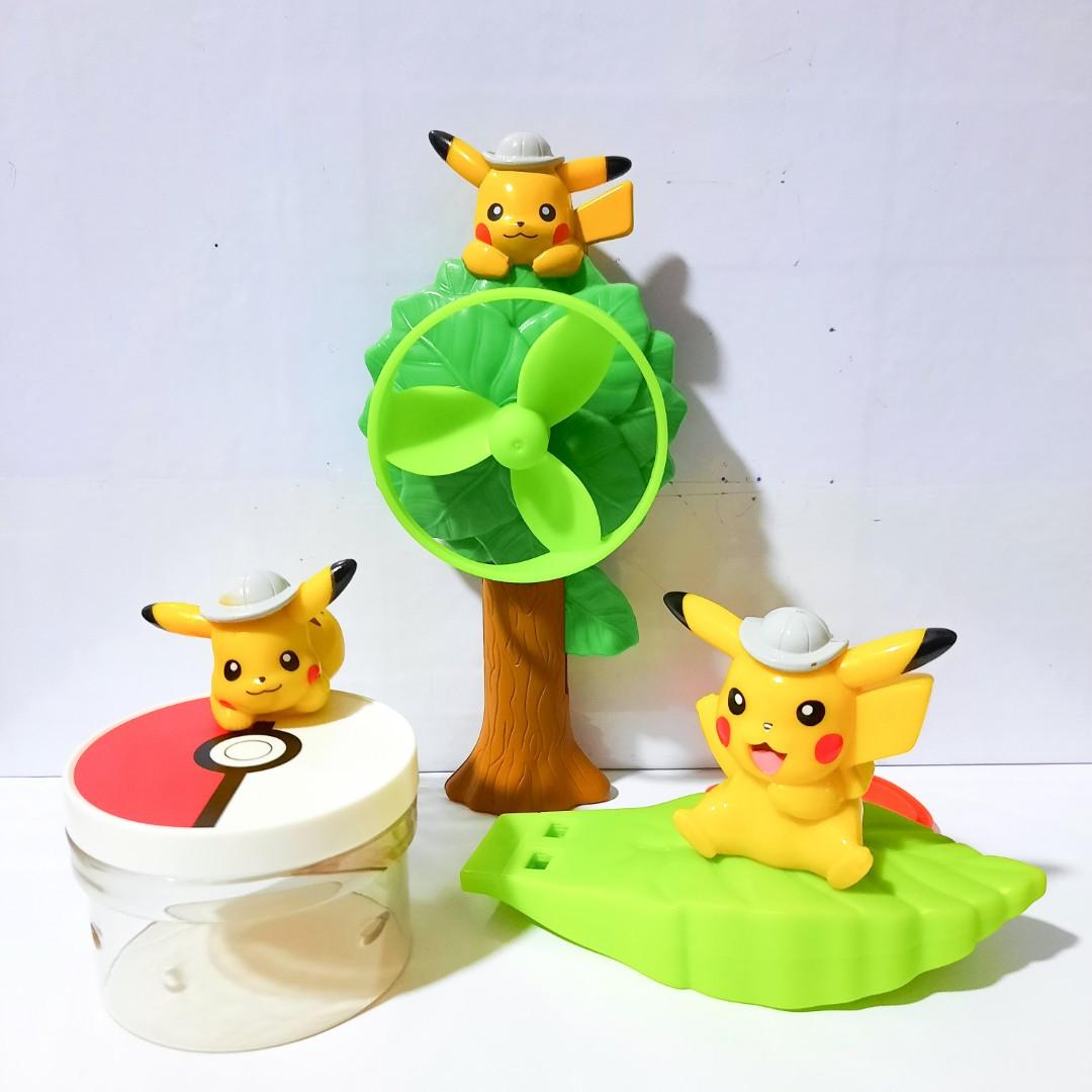 3 Pcs Pikachu Happy Meal Toys / Mainan Pokemon / Poke Happy Meal