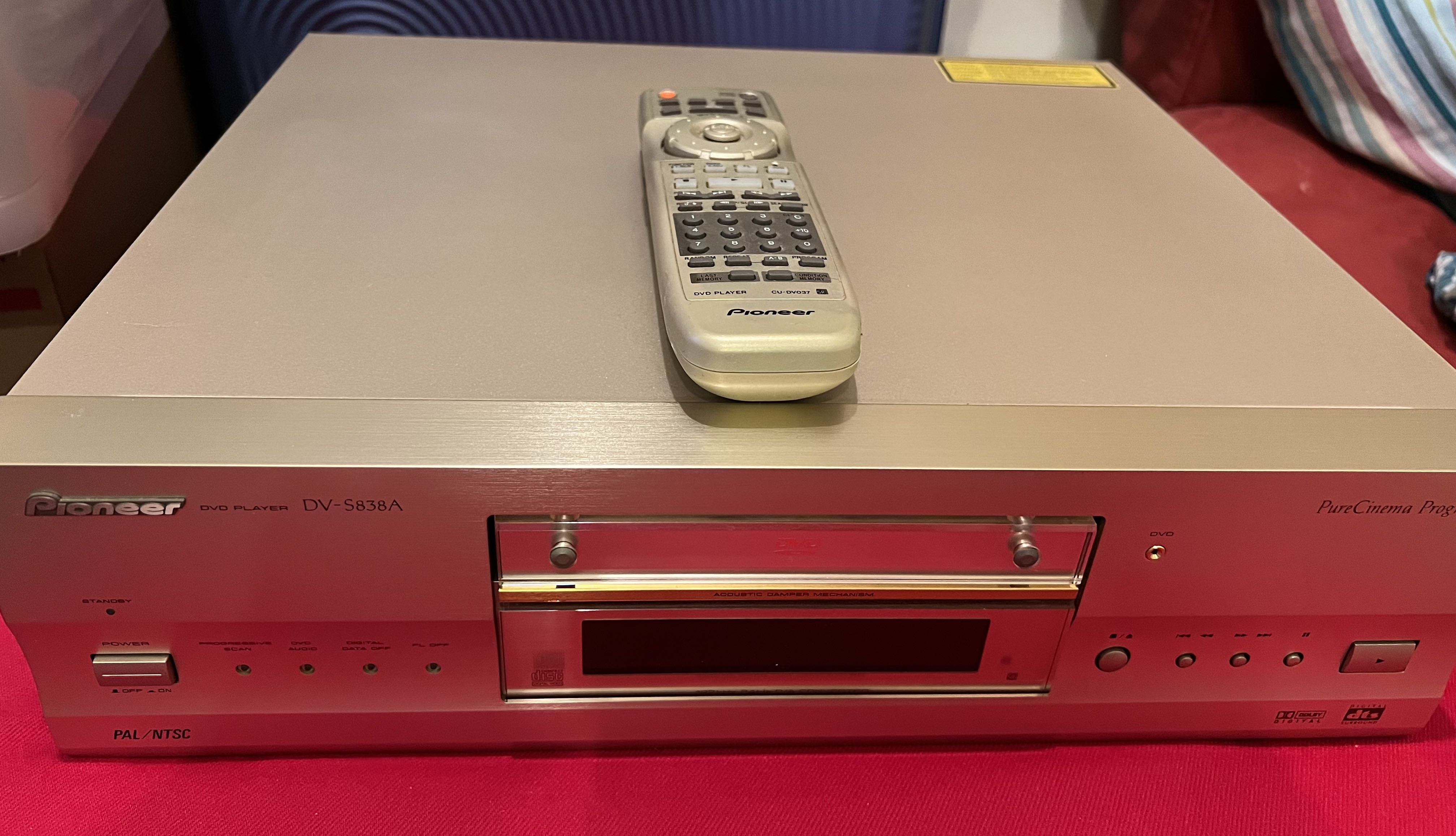 パイオニア DV-S838A DVD/CD プレーヤー CDデッキ パイオニア DV-S838A