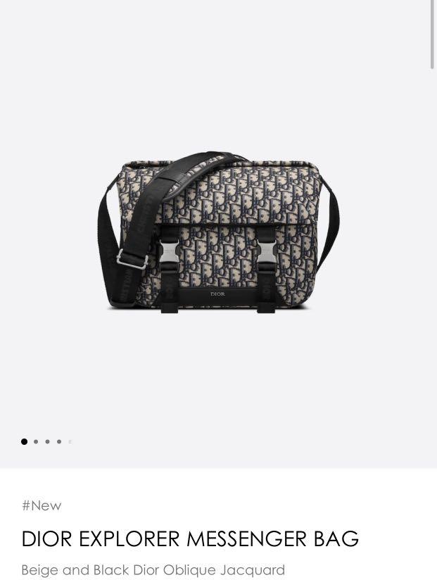 Sling Baby Dior Handbag Changing Bag • Blue Dior Oblique Canvas