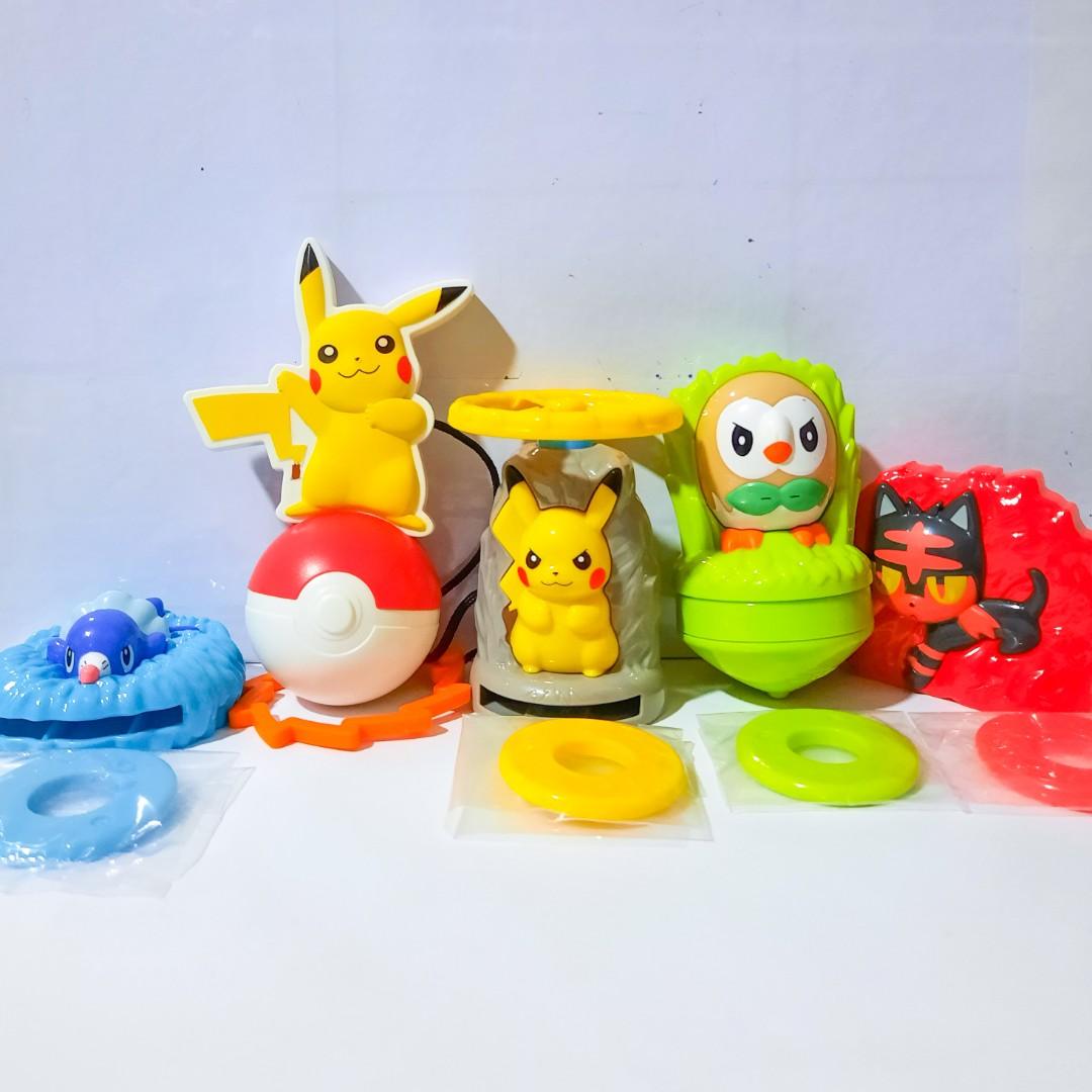 5 Pcs Pokemon / Pikachu Happy Meal Toys by Mcdonalds / Mainan Mcd