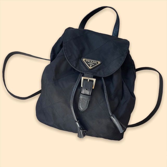 Prada Nylon Mini Backpack, Luxury, Bags & Wallets on Carousell