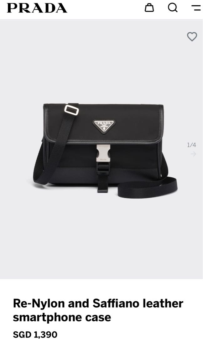 Prada nylon hotsell phone case