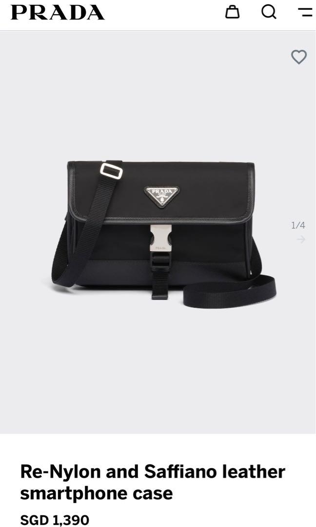 Prada saffiano leather smartphone case online