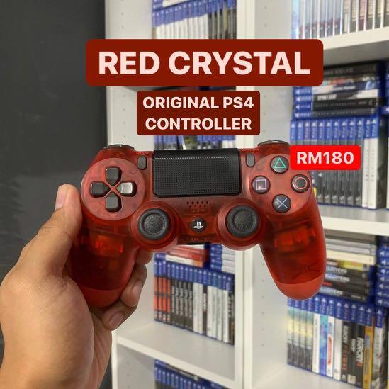 Ps4 controller discount red crystal