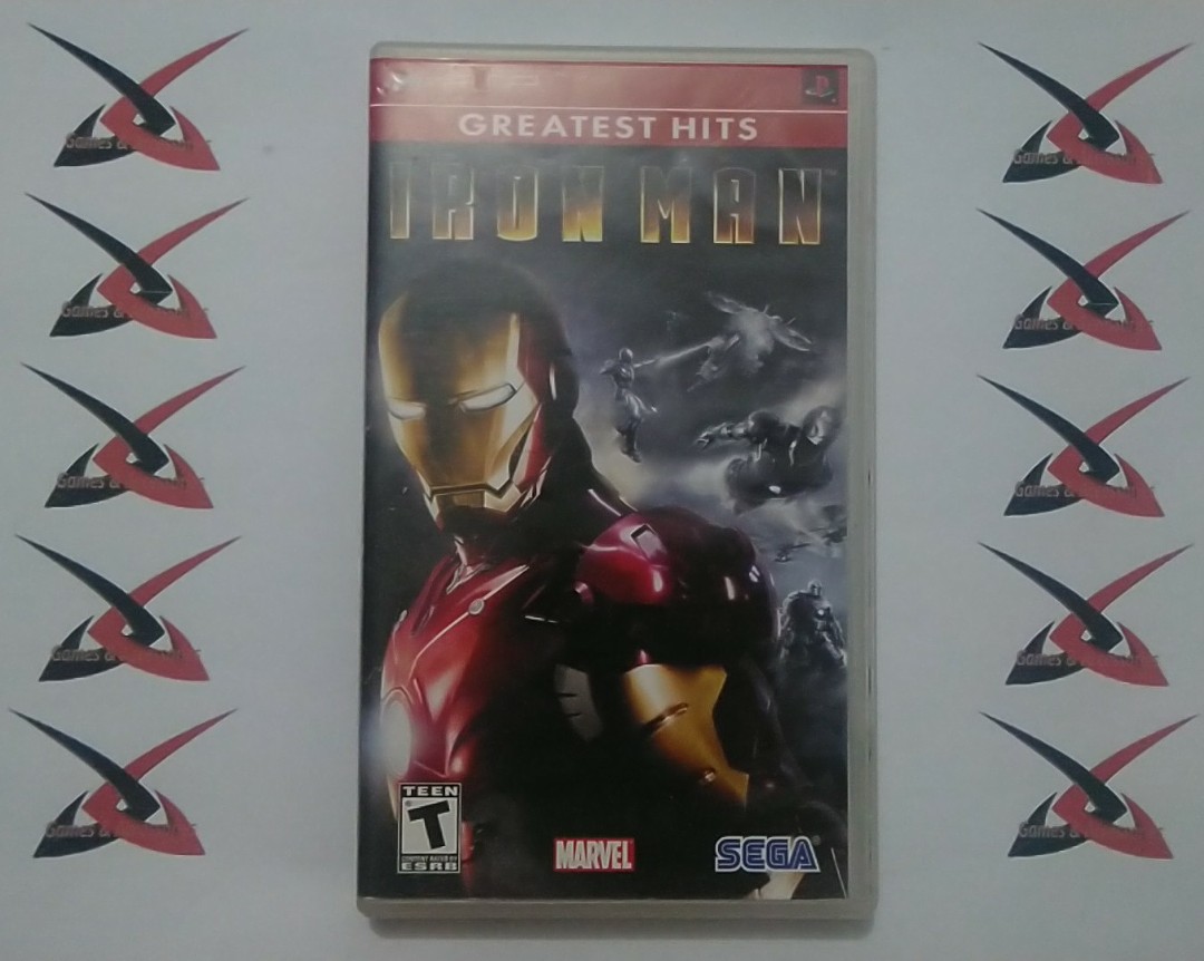 PSP PlayStation Portable UMD Game Iron Man, Video Gaming, Video Games