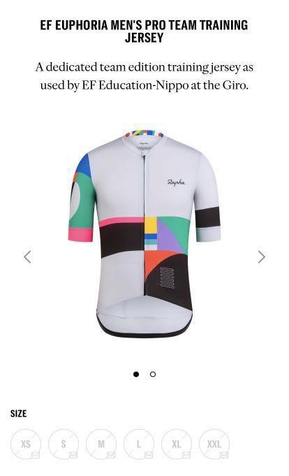 Palace x Rapha EF Education First Pro Team Training Jersey Black