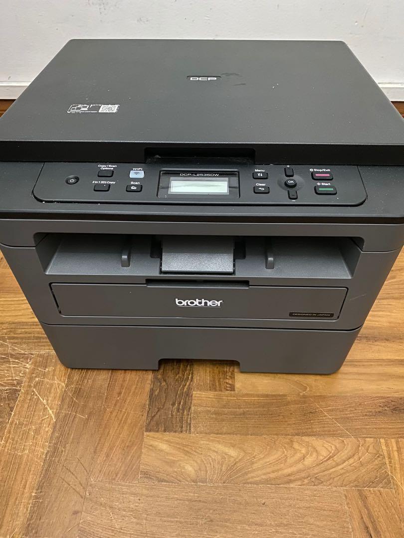 Recently purchased Brother DCPL2535DW Wifi Printer + Scanner. No