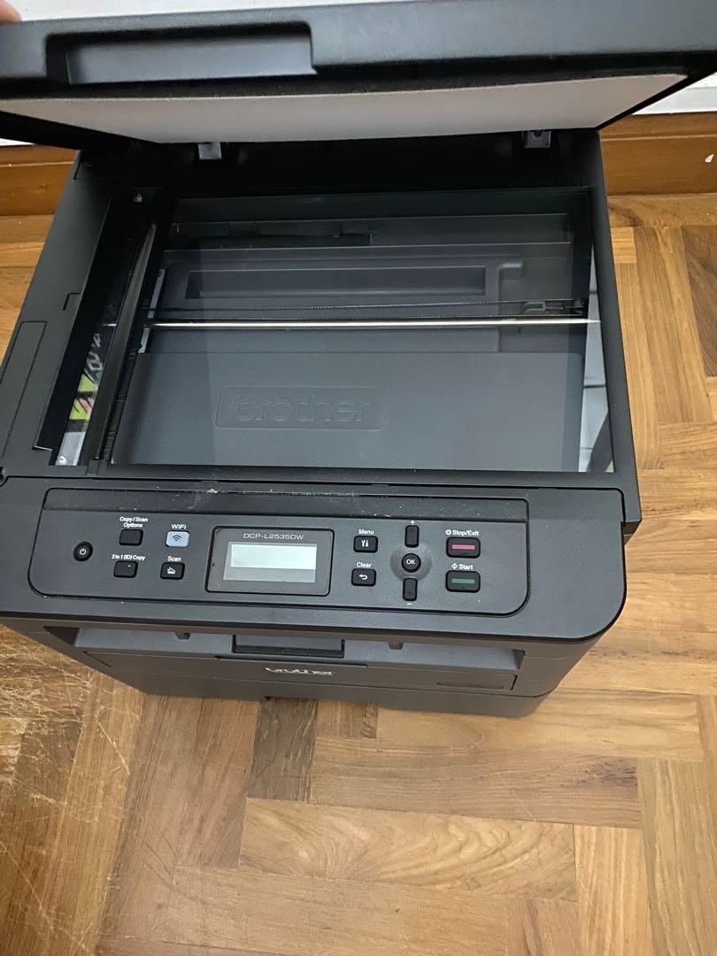 Recently purchased Brother DCPL2535DW Wifi Printer + Scanner. No