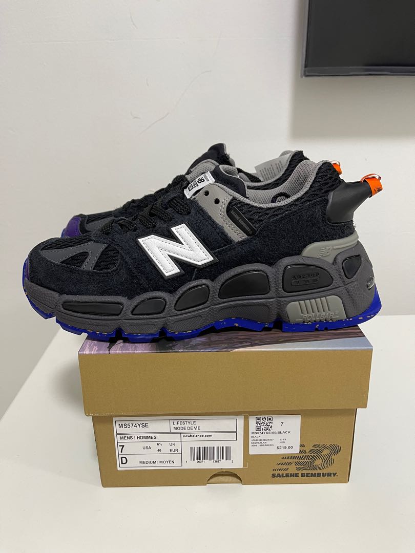 Salehe Bembury x New Balance 574 Yurt Black, Men's Fashion, Footwear,  Sneakers on Carousell