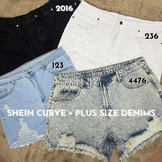 Shein plus size denim shorts