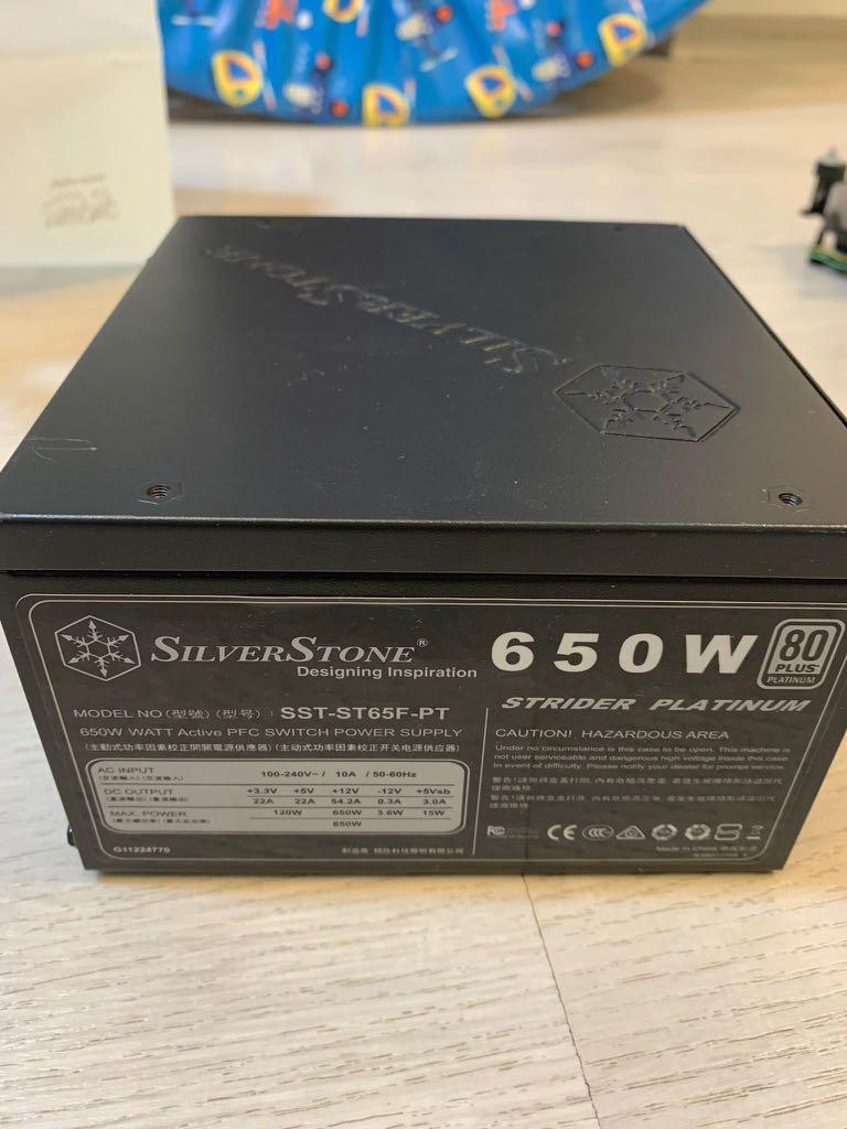 Silverstone ST65F-PT 650W, 電腦＆科技, 桌上電腦- Carousell