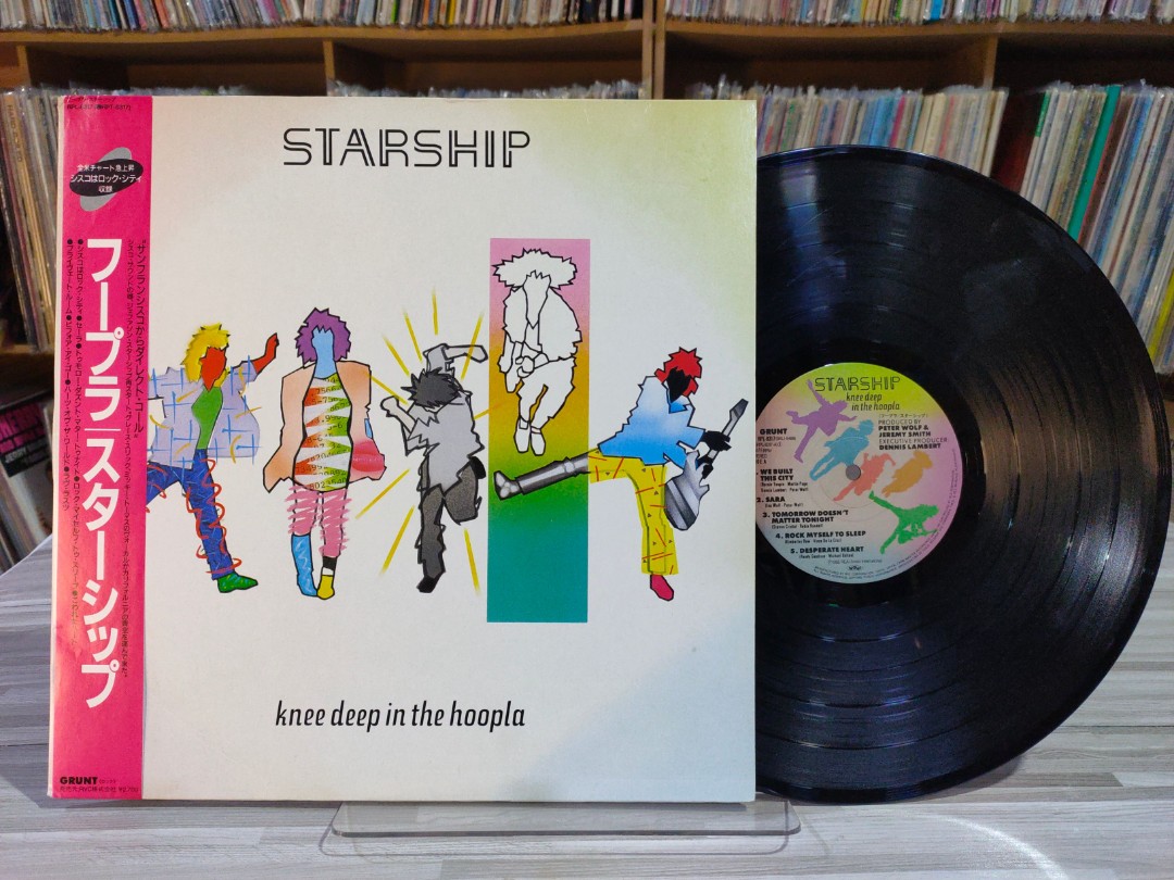 STARSHIP Knee Deep In The Hoopla 1985 lp vinyl, Hobbies & Toys