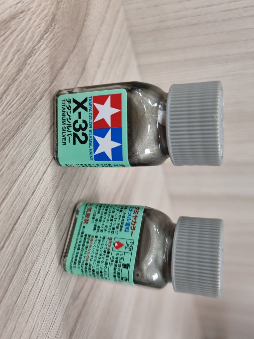 Tamiya Enamel Paint Titanium Silver, Hobbies & Toys, Toys & Games on