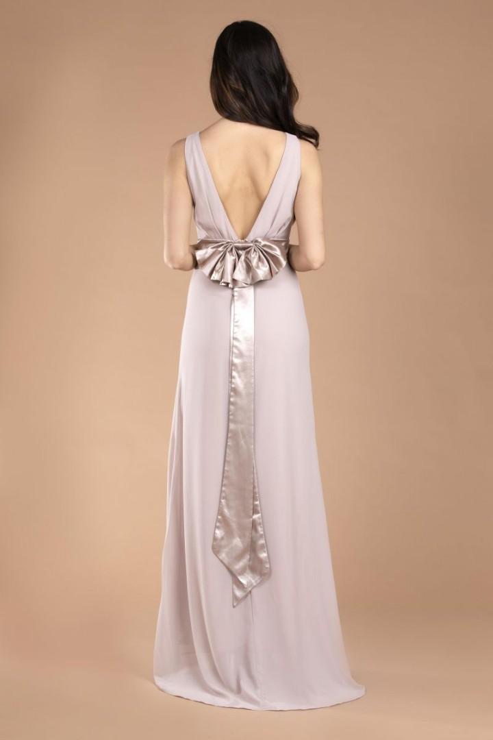 TFNC Halannah Whisper Pink Maxi Dress