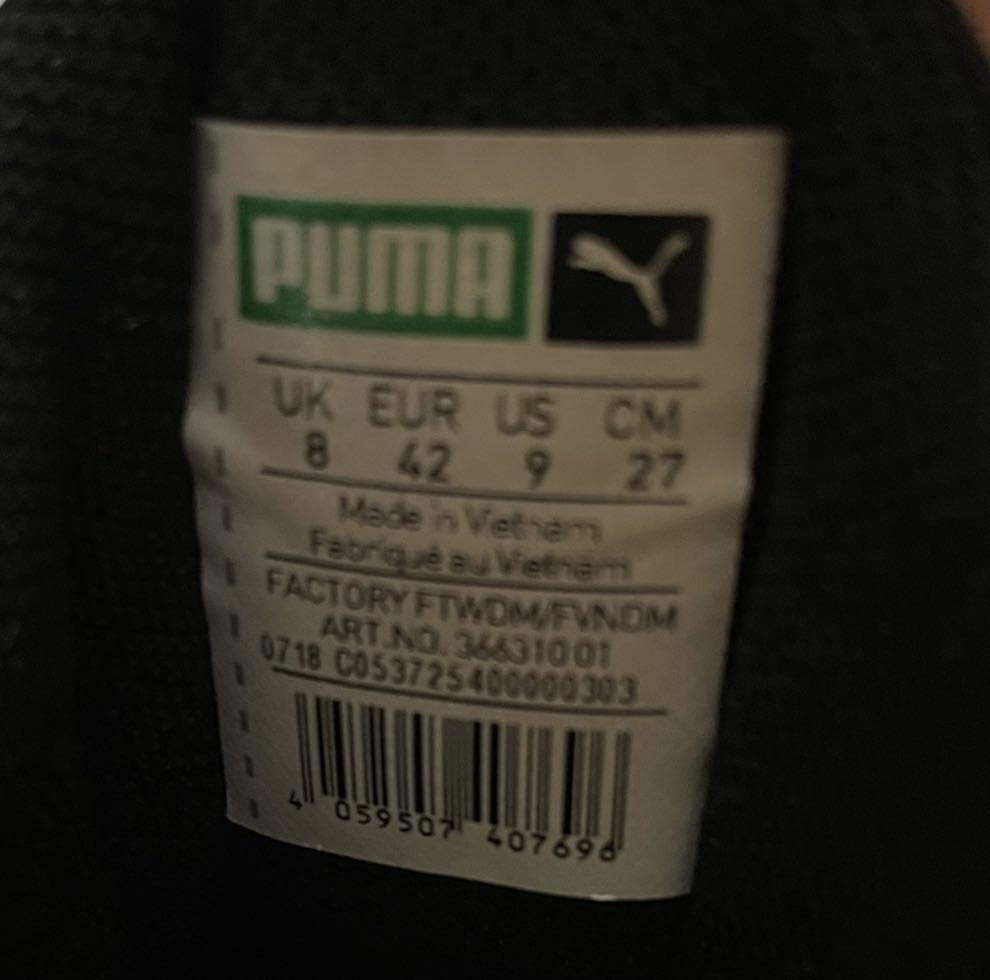 The Weeknd x Puma Shoes Black Gum Original 100%, Fesyen Pria ...