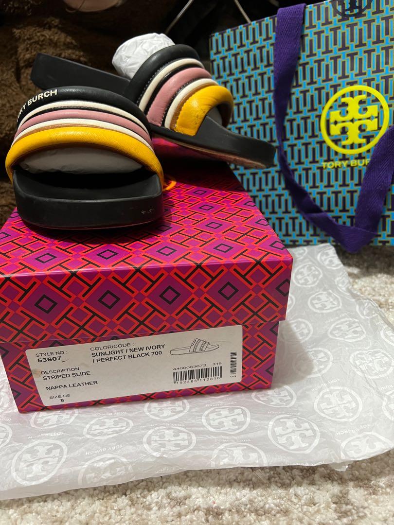 Tory burch striped slide 2025