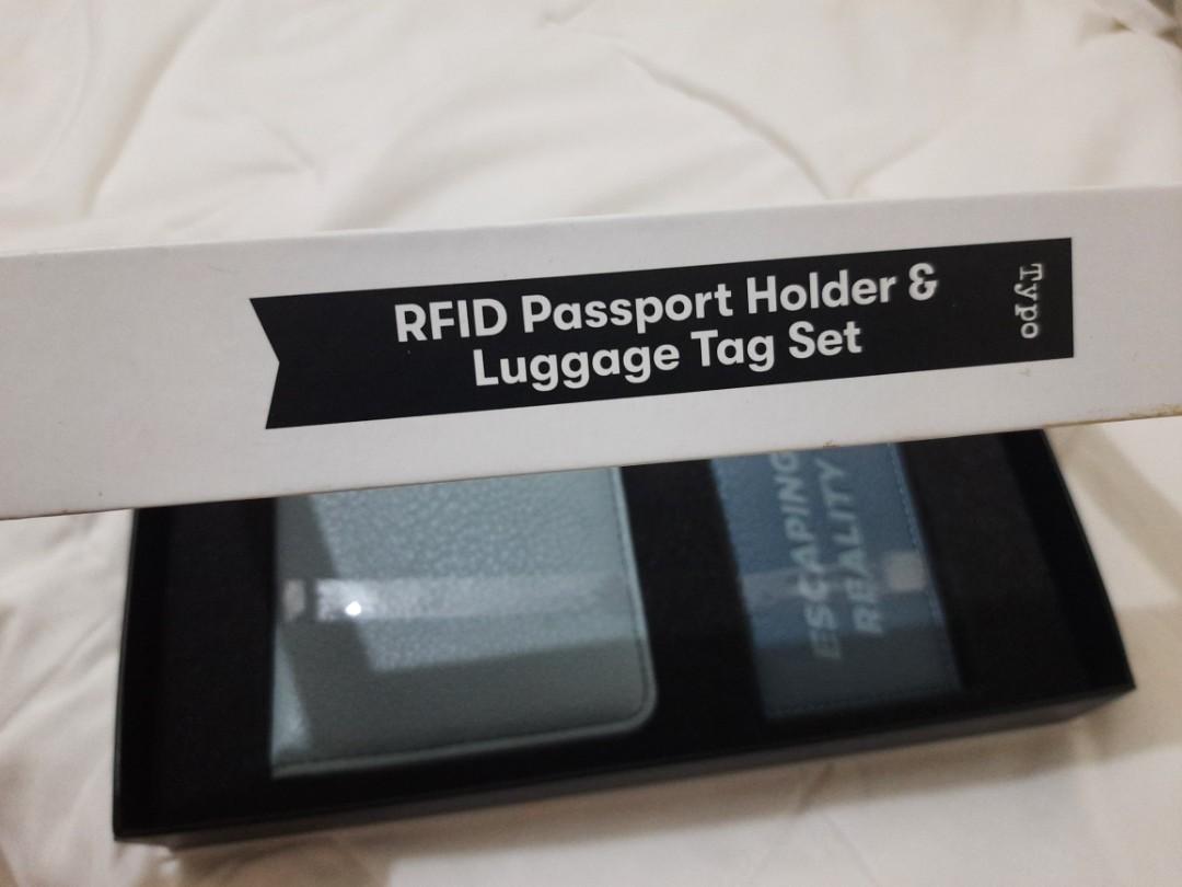 Typo RFID Passport Holder and Luggage Tag Set, Hobbies & Toys, Travel