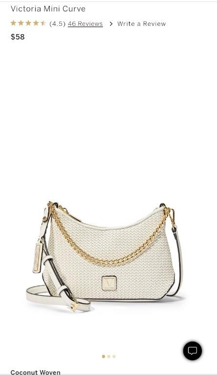 Victoria secret white best sale purse