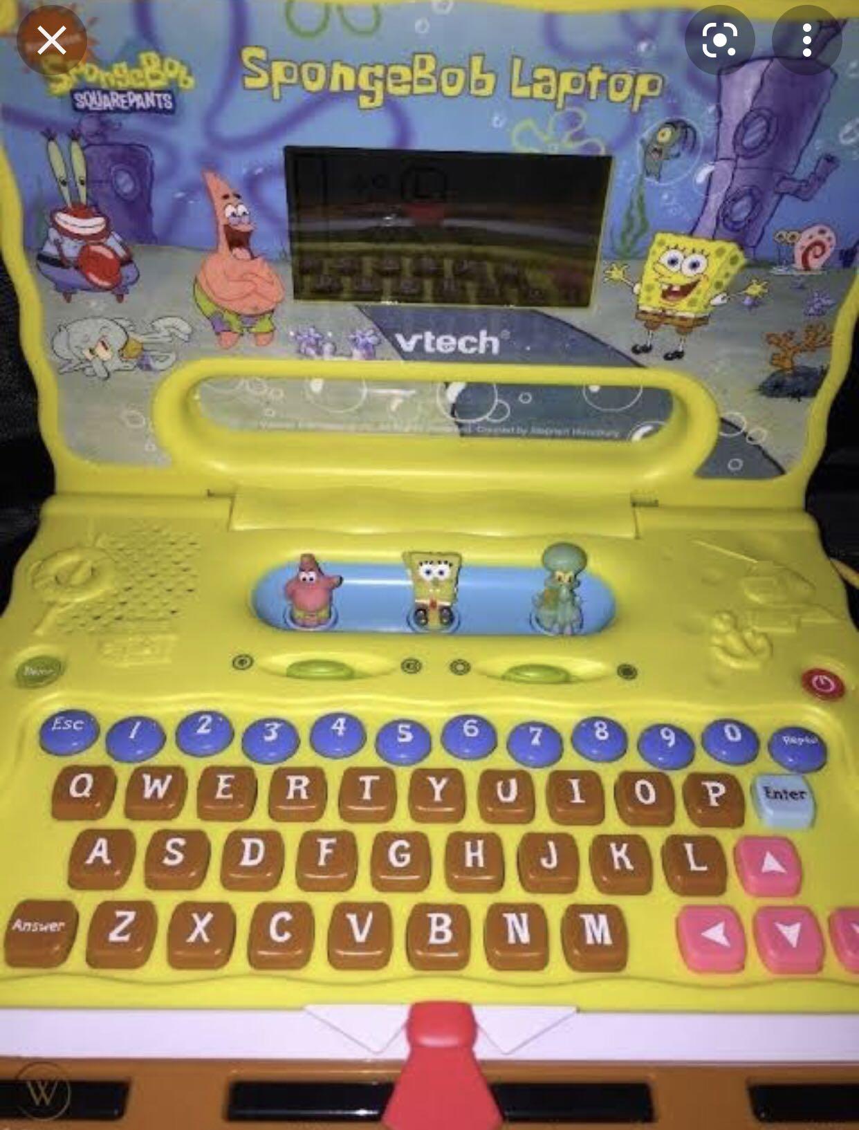 VTech SpongeBob Laptop Game Classic Collection Hobbies Toys Toys VTech SpongeBob Laptop Game Classic Collection Hobbies Toys Toys