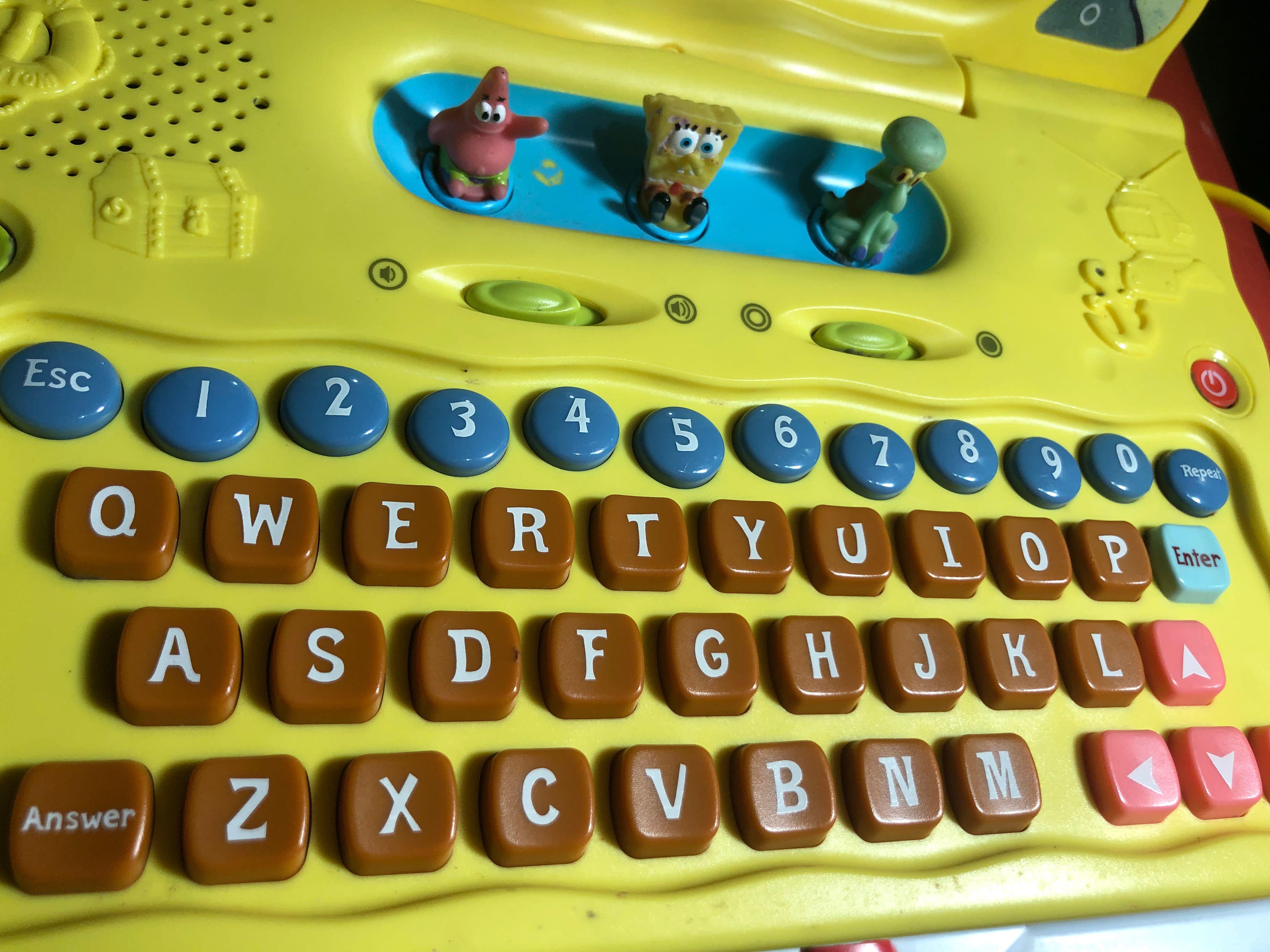 VTech SpongeBob Laptop Game Classic Collection, Hobbies & Toys, Toys