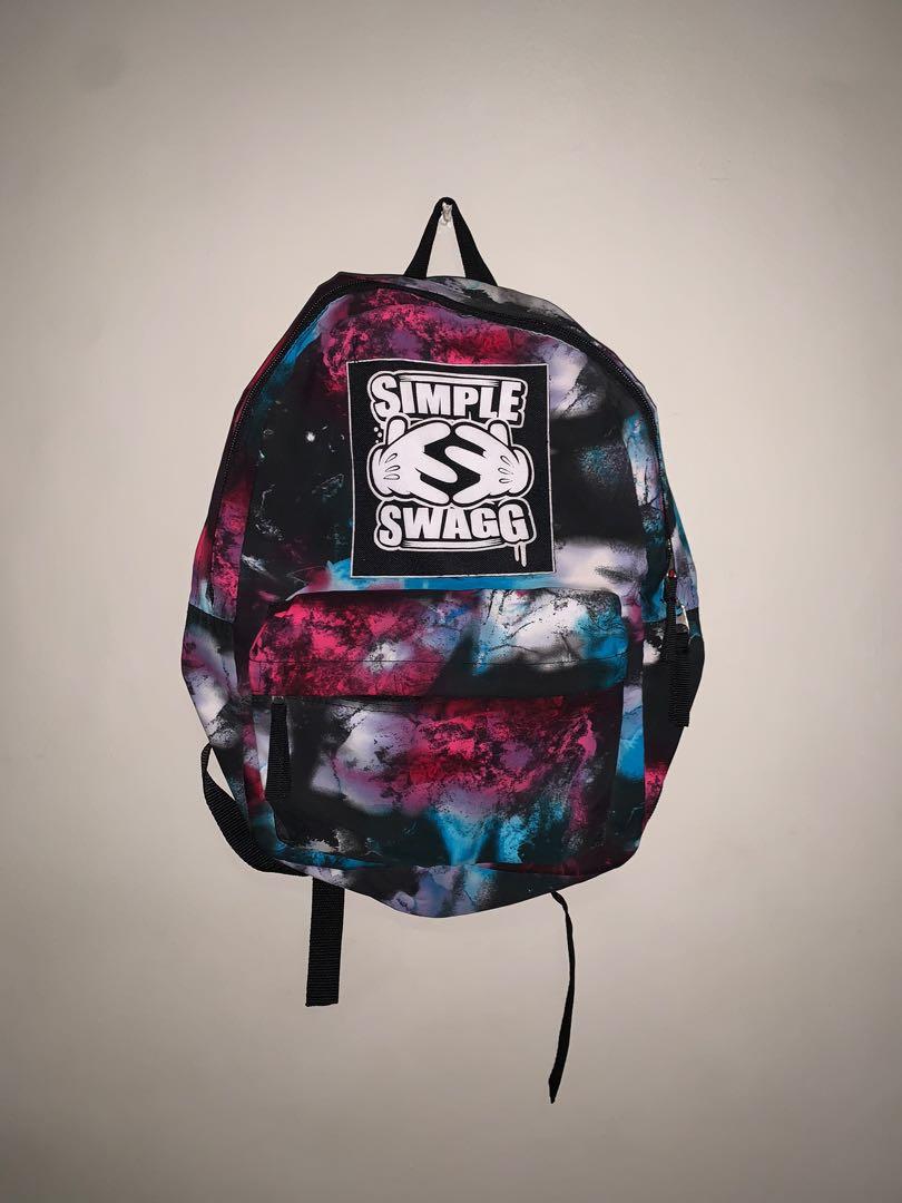 Waterproof galaxy backpack (Category: Backpacks) located in Manila. Submitted by jalo.vault (Listing ID 1158096451, Image 1). Description: Waterproof bag Galaxy design Simple swag Only used once!! Perfect for the rainy weather 🌧 Moving out sale!!.