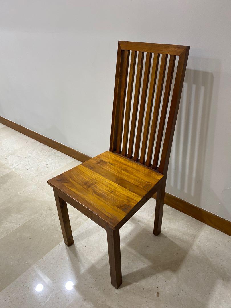 Moving hot sale chair wooden