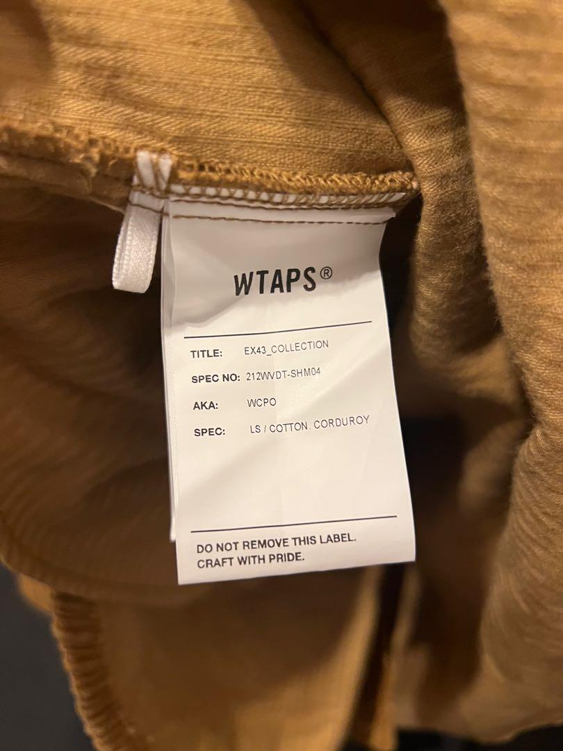 Wtaps 恤21aw WCPO / LS / Cotton. Corduroy - 03, 男裝, 上身及套裝 
