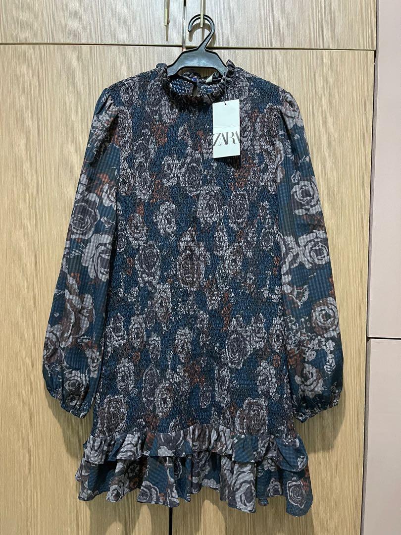 Zara Smocked Dress (Category: Dresses) located in Quezon City. Submitted by cheribee (Listing ID 1158146704, Image 1). Description: Brand new Xl on tag.