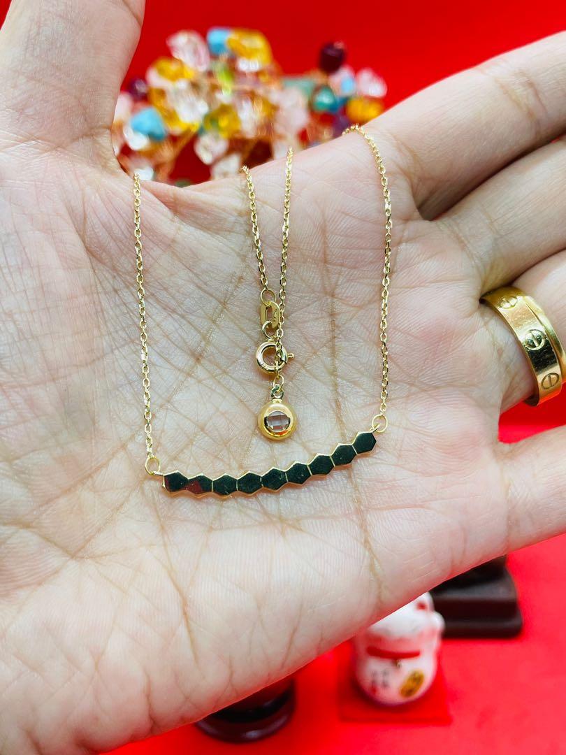 Gold honeycomb new arrivals necklace