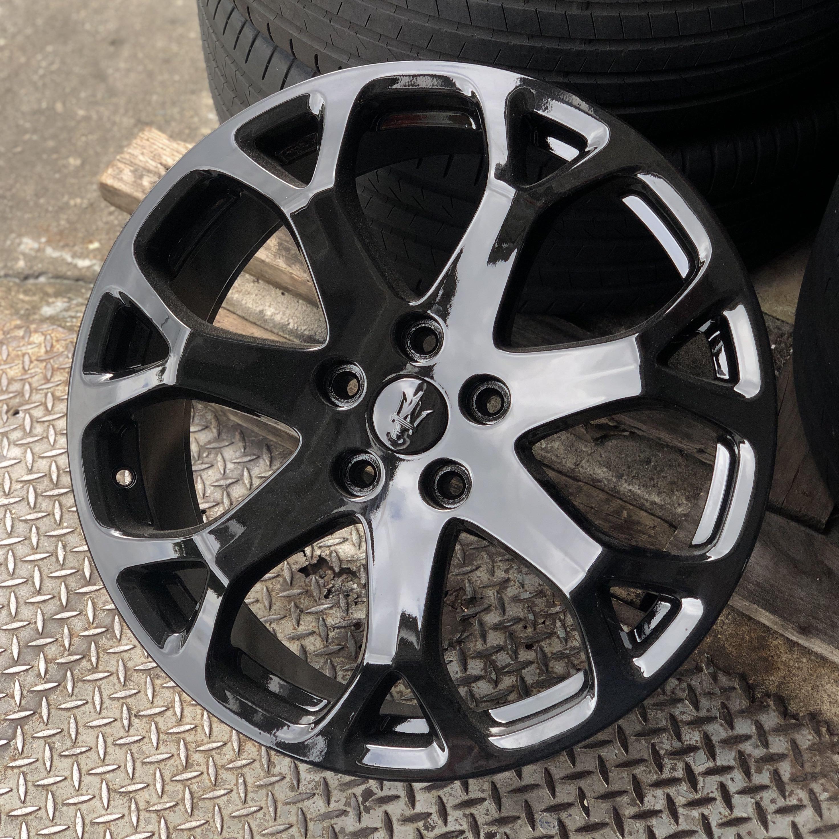 Stagger Rim 19”Maserati GT Original Staggered Rim , Car Accessories, Tyres & Rims ...