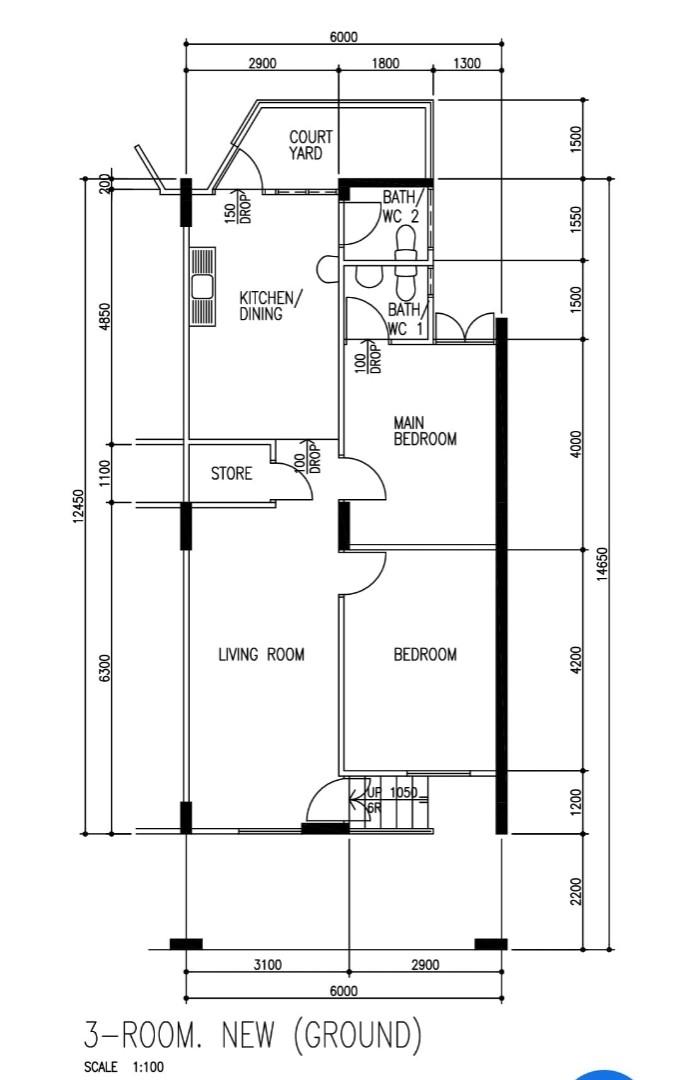7 Jalan Bukit Merah Rare 3Ng With Attached Bath, Property, For Sale