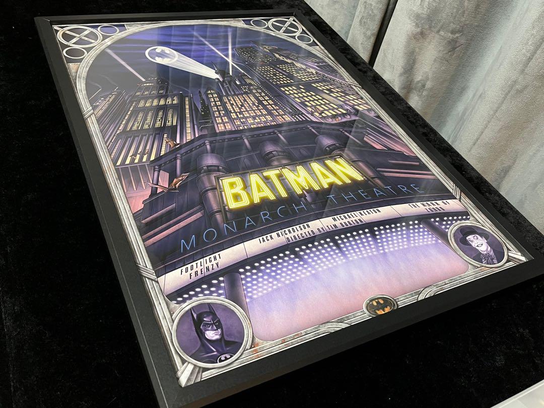罕有 Batman 蝙蝠俠 1989 Michael Keaton Joker Nicolas 原裝彩畫連畫框 DC Warner Bros 非hottoys Disney （分類：歐美周邊）位於 Hong Kong。 由 82px6d4sid 提交（商品編號 1153116145，圖片 2）。簡介： 罕有 Batman 蝙蝠俠 1989 原裝彩畫連畫框, 購自外國 Rare Batman 1989 framed painting , bought from overseas Michael Keaton, Joker Nicolas 葵芳或青衣地鐵站交收 Trade at Kwai Fong / Tsing Yi MTR station 。