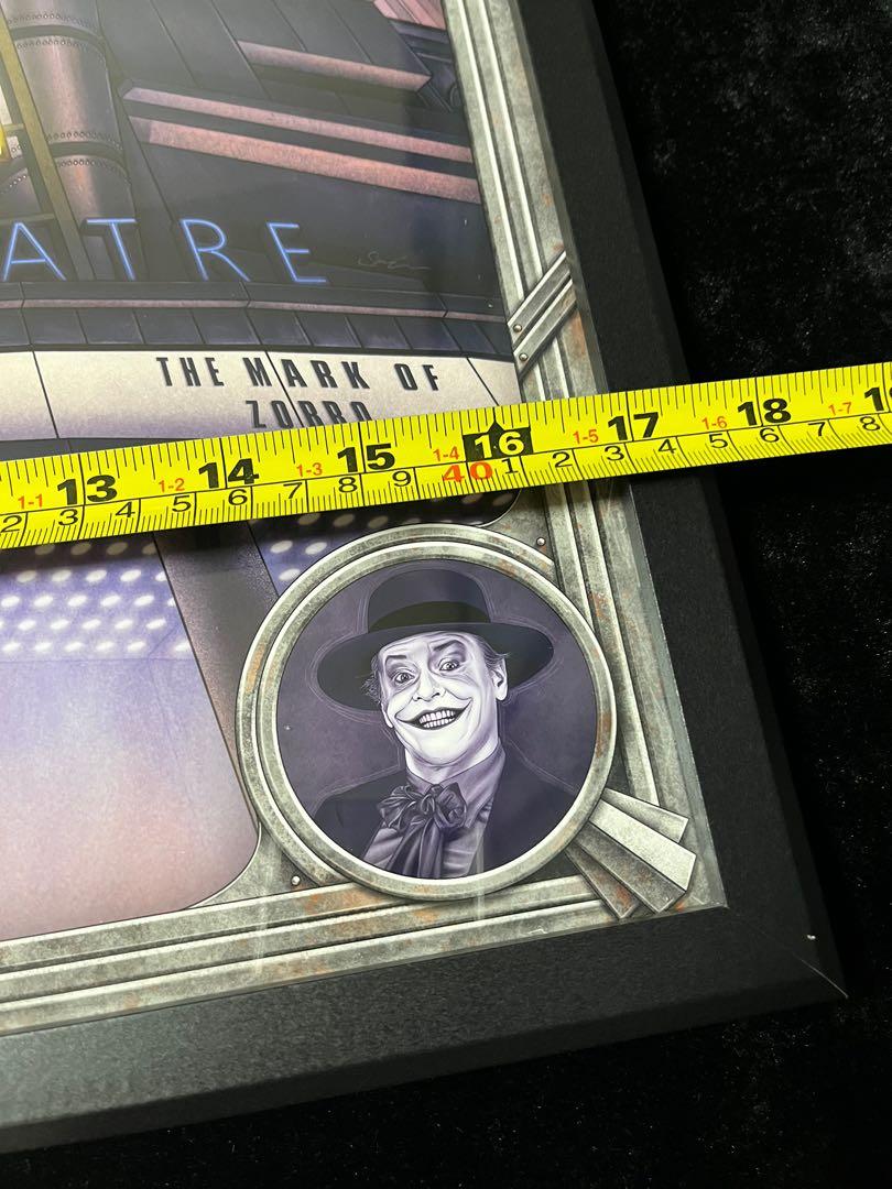 罕有 Batman 蝙蝠俠 1989 Michael Keaton Joker Nicolas 原裝彩畫連畫框 DC Warner Bros 非hottoys Disney （分類：歐美周邊）位於 Hong Kong。 由 82px6d4sid 提交（商品編號 1153116145，圖片 4）。簡介： 罕有 Batman 蝙蝠俠 1989 原裝彩畫連畫框, 購自外國 Rare Batman 1989 framed painting , bought from overseas Michael Keaton, Joker Nicolas 葵芳或青衣地鐵站交收 Trade at Kwai Fong / Tsing Yi MTR station 。