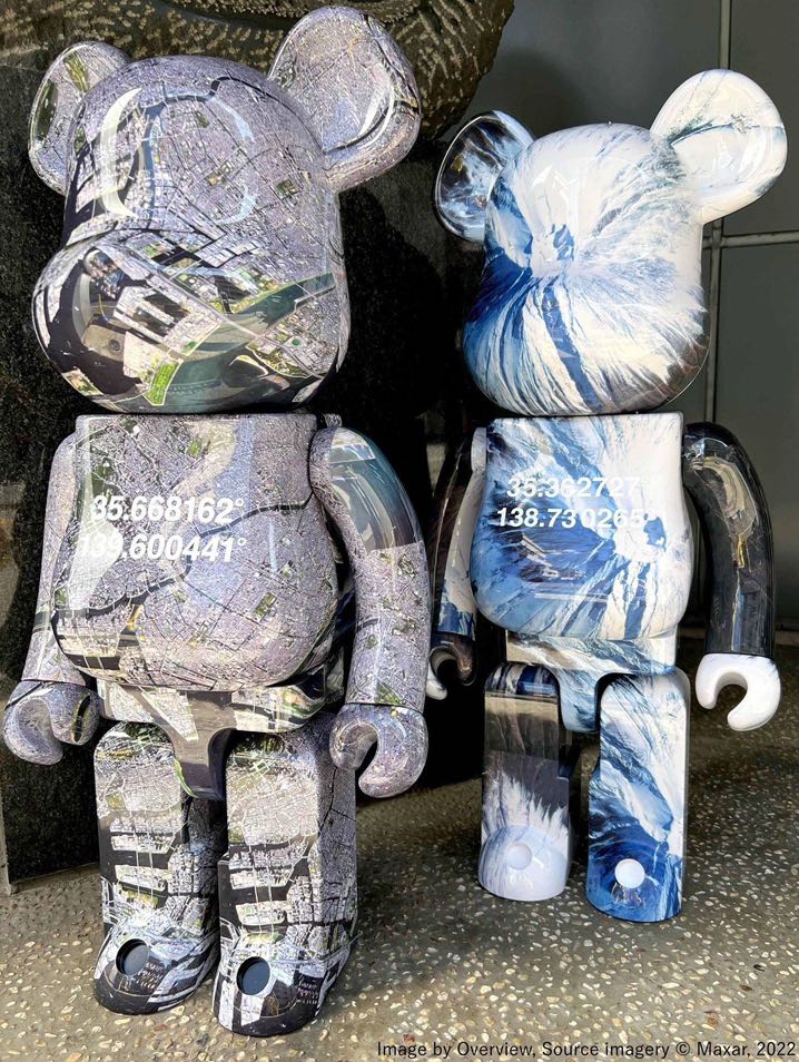 全新現貨Bearbrick Benjamin Grant Overview Tokyo & Fuji 1000% Sets