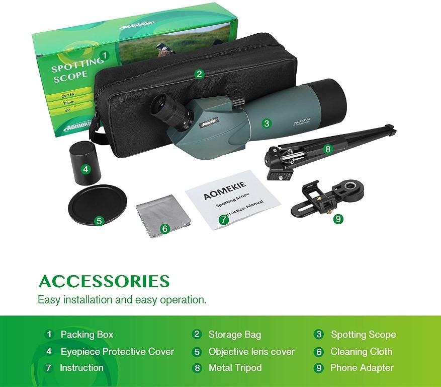 Aomekie sale spotting scope