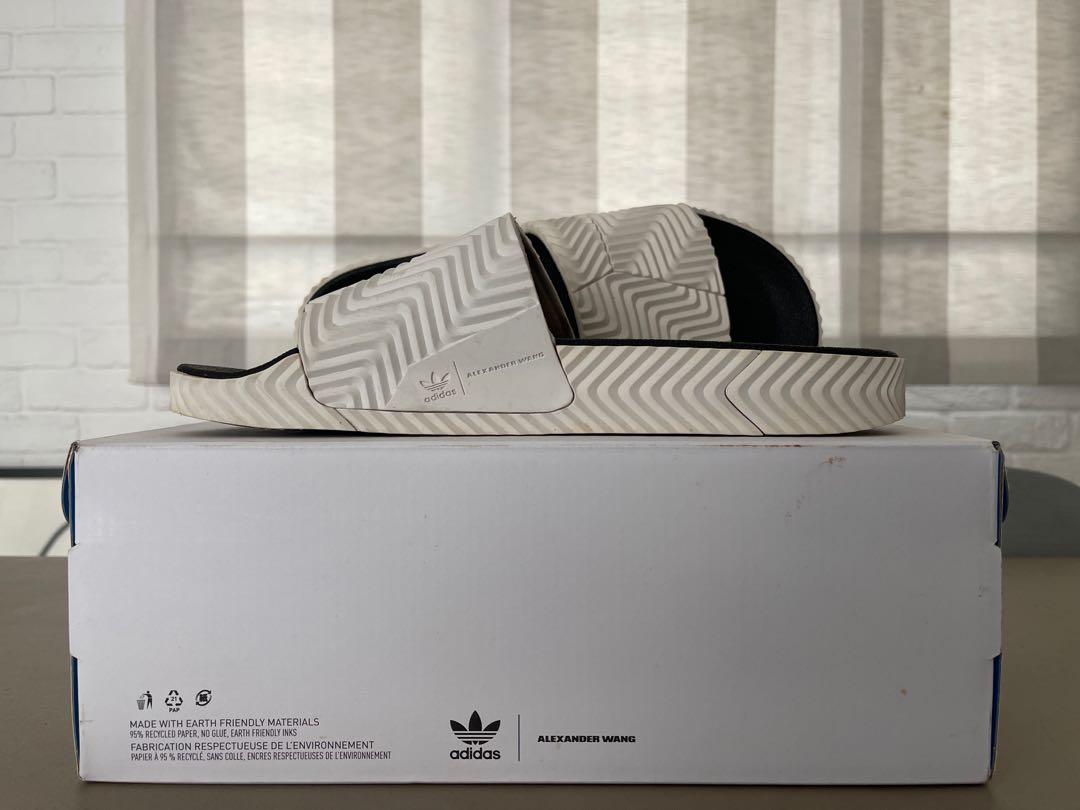 Alexander wang x adidas slides on sale